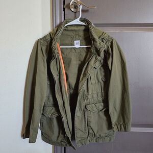 GAP Kids Khaki Green Utility Jacket